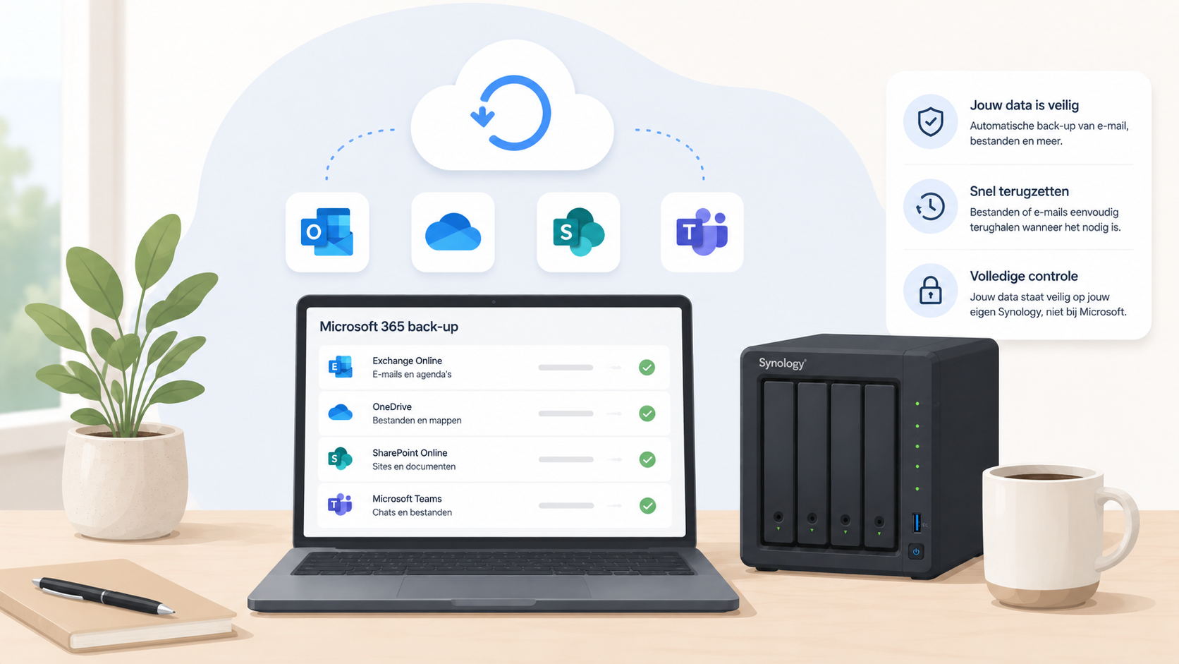 Microsoft 365 back-up voor kleine bedrijven